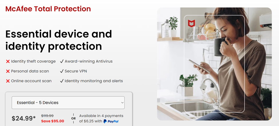 McAfee Total Protection (Paid)